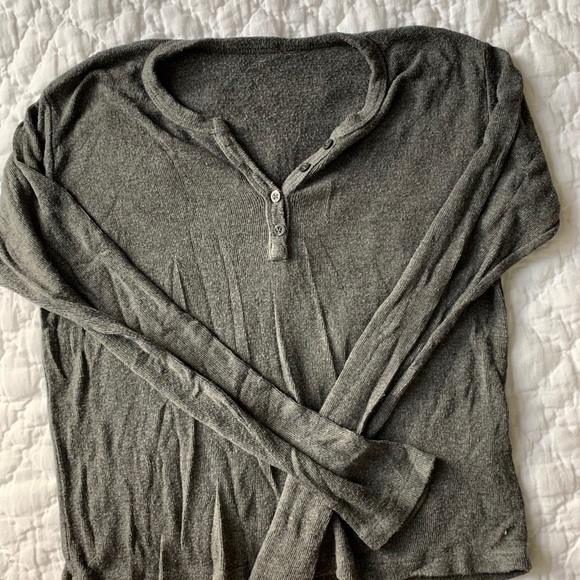 Brandy Melville Dark Gray Longsleeve - Picture 1 of 1